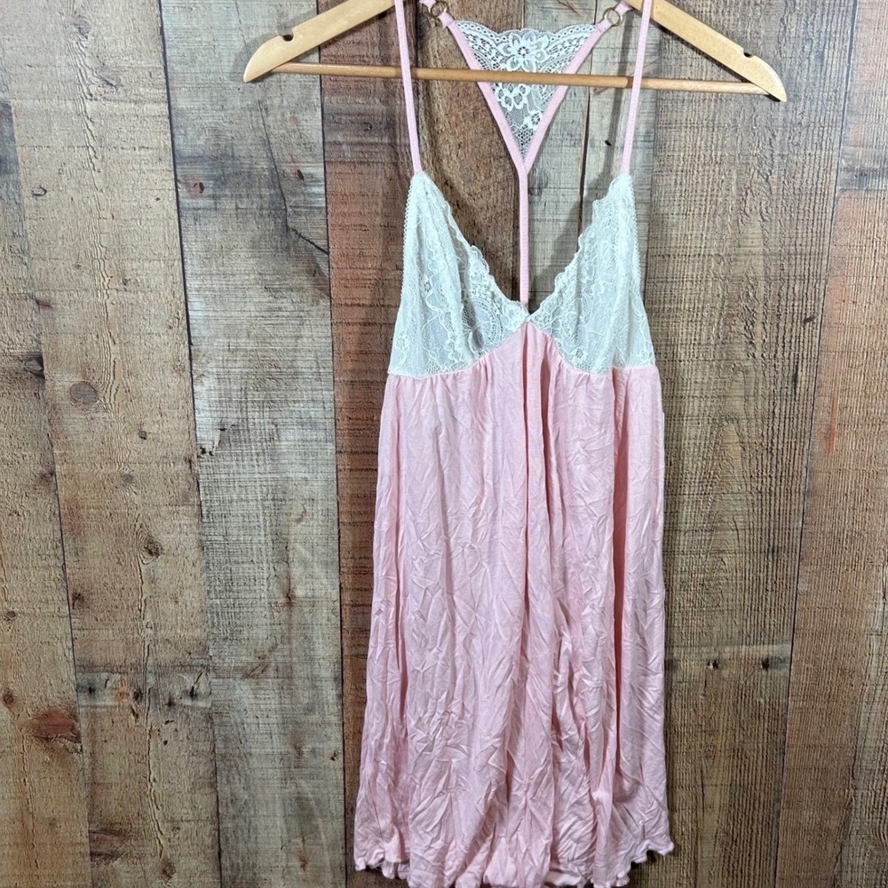 Honeydew Intimates Something Sweet Chemise NWT Small Blush Pink Lace Nightie